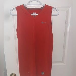 Nike red athletic tank top
